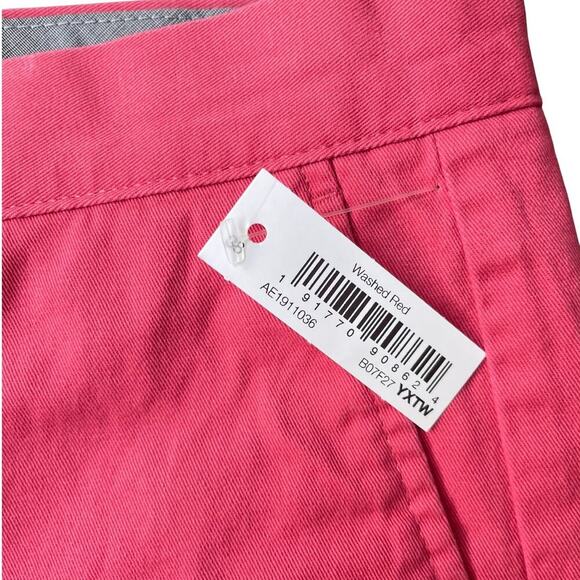 Amazon Essentials Men’s Slim Fit 9" Chino Shorts Washed Red NWT - Size 38 - Picture 6 of 13